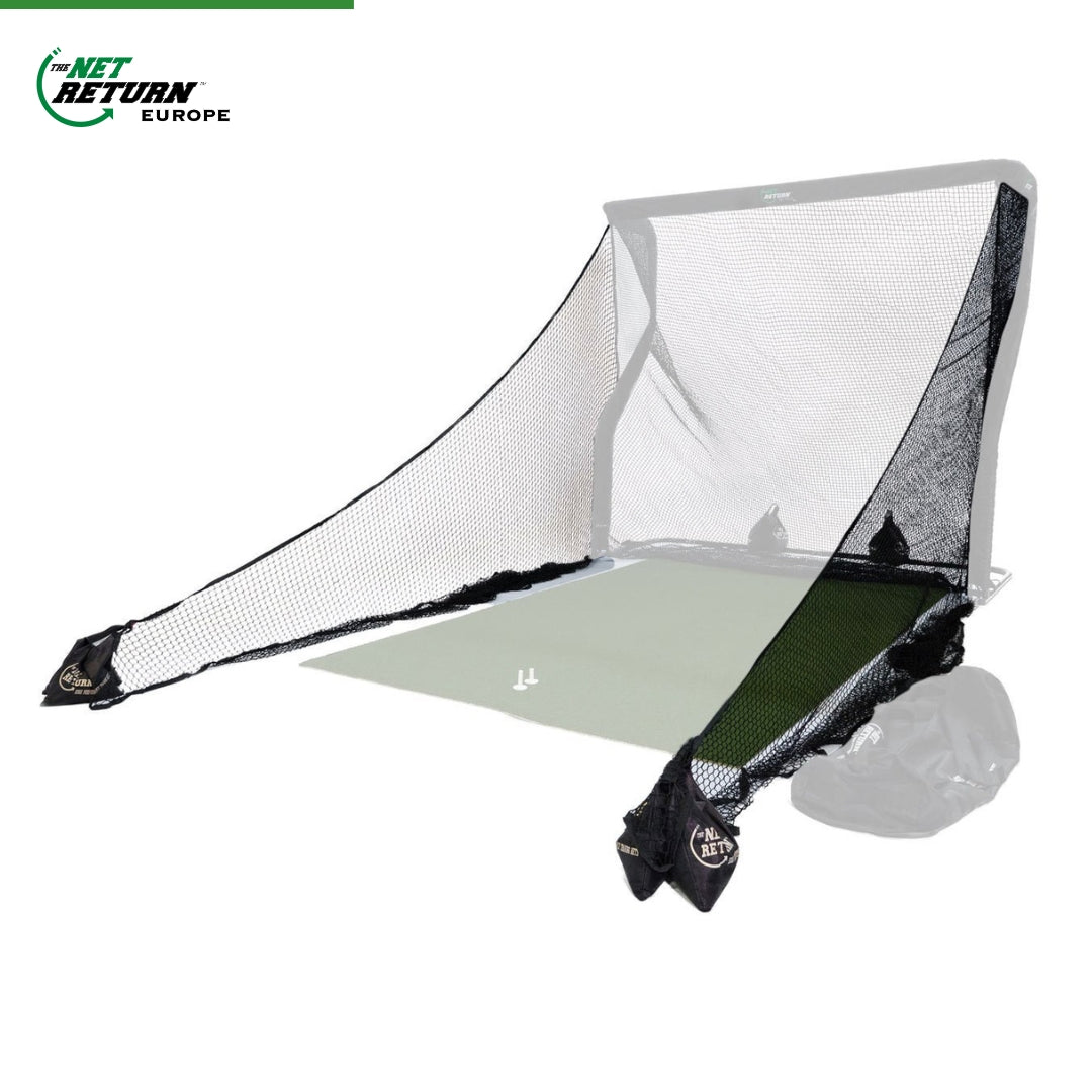 Side Barriers Pro Series V2 Large 9 - Golf Net Accessories - Golf Net Protection - The Net Return Europe